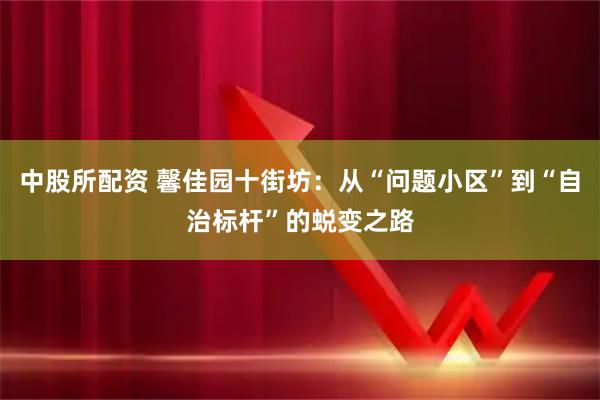 中股所配资 馨佳园十街坊：从“问题小区”到“自治标杆”的蜕变之路